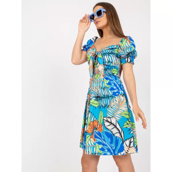  Dámské šaty ITALY MODA DHJ-SK-15836.51 BLUE 
