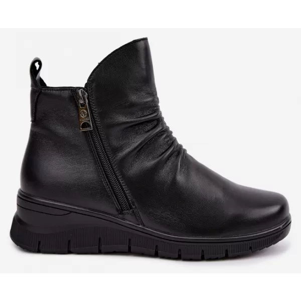  Dámské kotníkové boty VINCEZA 133117 BLACK 
