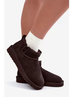 Dámské sněhule VINCEZA 97971 CHOCOLATE