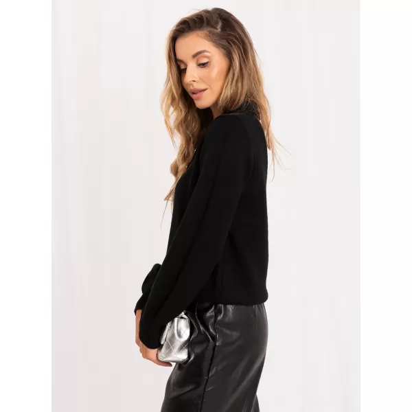  Dámský svetr ITALY MODA IR-SW-AC-19702.14 BLACK 