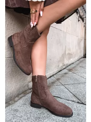 Dámské kozačky S.BARSKI HY62-8125 BROWN