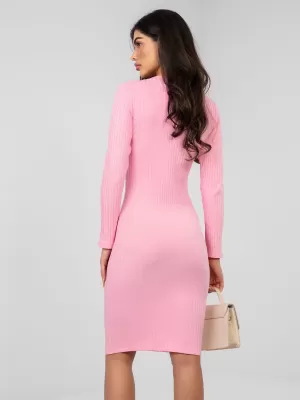 Dámské šaty RUE PARIS RV-SK-A1049.27 BRIGHT PINK