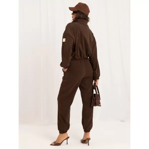  Dámský komplet ITALY MODA MI-KMPL-K72201.83 BROWN 