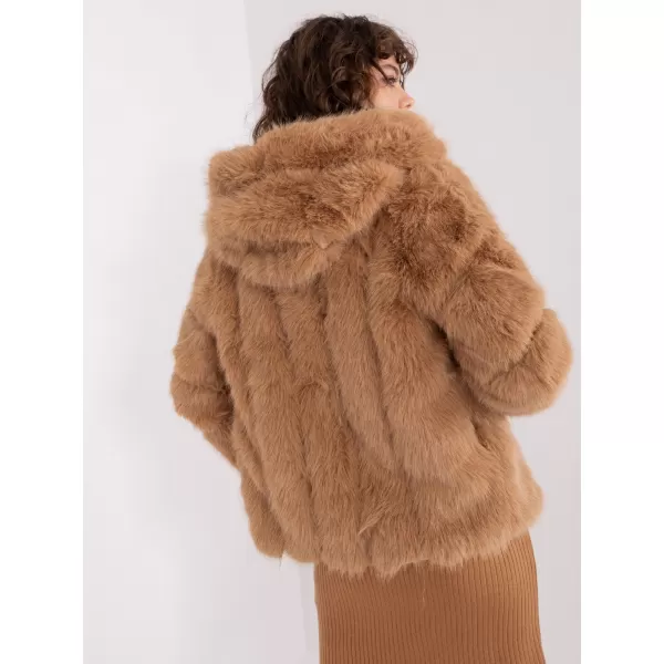 Dámská bunda WOOL FASHION ITALIA AT-KR-2386.00P CAMEL 