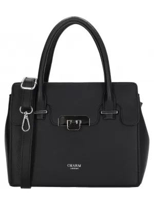 Kabelka Charm London Soho W01436 Black BLACK