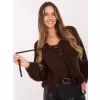 Dámský svetr ITALY MODA MI-SW-0919.18 BROWN