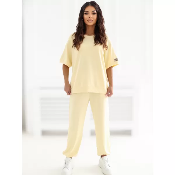  Dámský komplet RUE PARIS RV-KMPL-A1290.94 BRIGHT YELLOW 