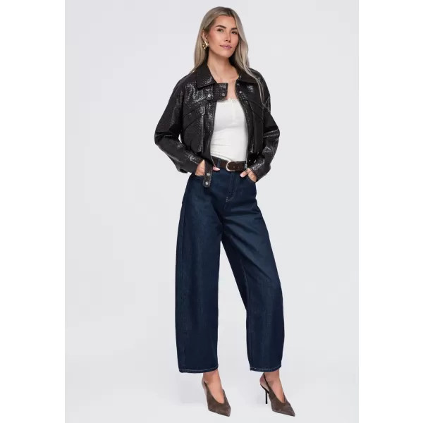  Dámská bunda OMBRE OW-JAFL-0148 BROWN 