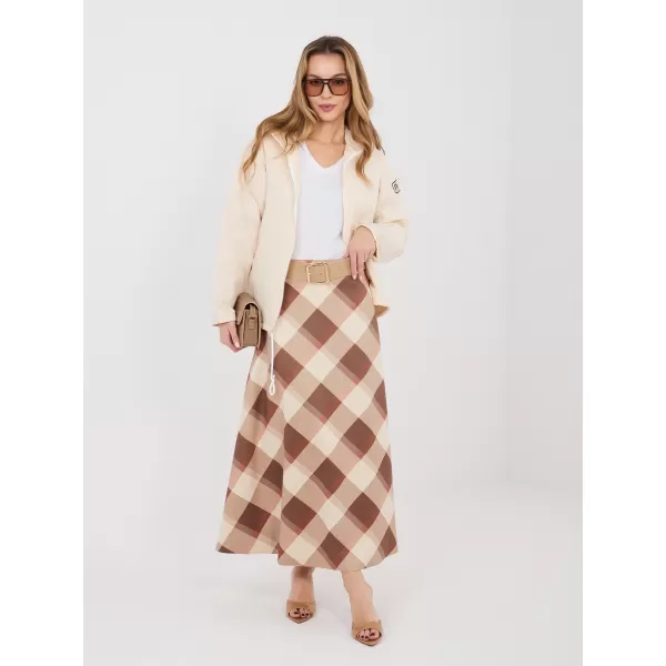  Dámská sukně ITALY MODA IT-SD-23296-1.85 BROWN 