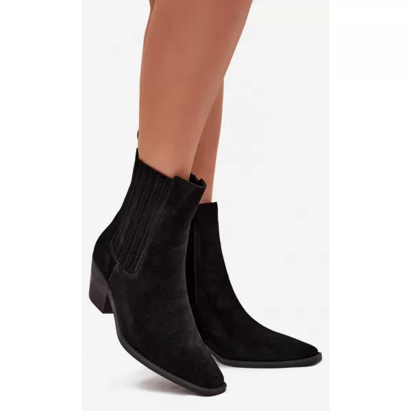  Dámské kotníkové boty BOTO 7546 BLACK 