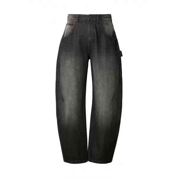  Pánské kalhoty URBAN CLASSICS TB8057 MID DEEP GREY MARBLE WASHED 