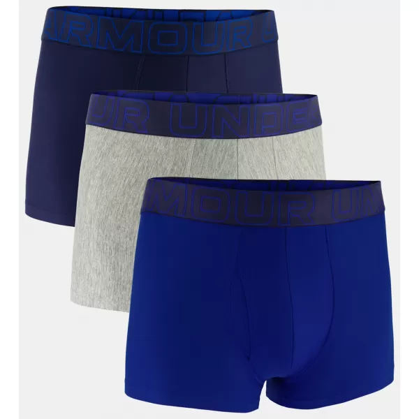  Pánské boxerky UNDER ARMOUR M UA PERF TECH 3IN (3KS) 1383882-400 MODRÁ 