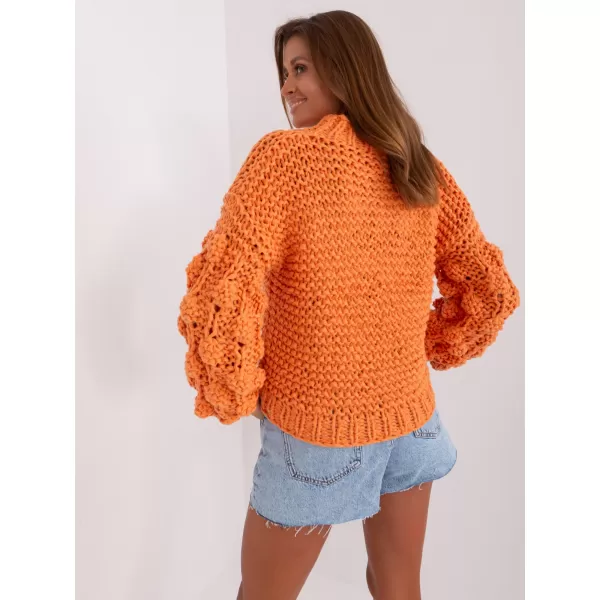  Dámský svetr WOOL FASHION ITALIA AT-SW-2382.97P ORANGE 
