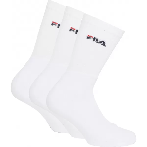  Ponožky FILA F9575 SOCKS 3-PACK BÍLÁ 