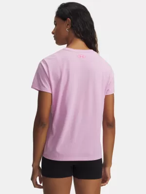 Dámské triko UNDER ARMOUR UA W VARSITY SS 6010592-669 RŮŽOVÁ
