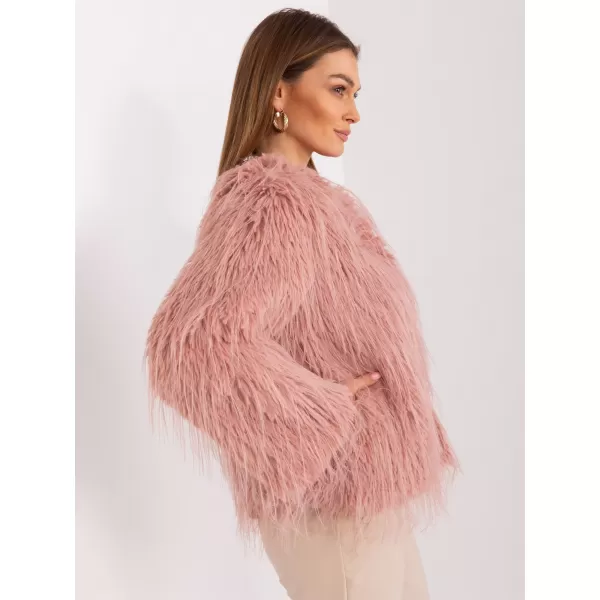  Dámská bunda WOOL FASHION ITALIA AT-KR-2359.96P DARK PINK 