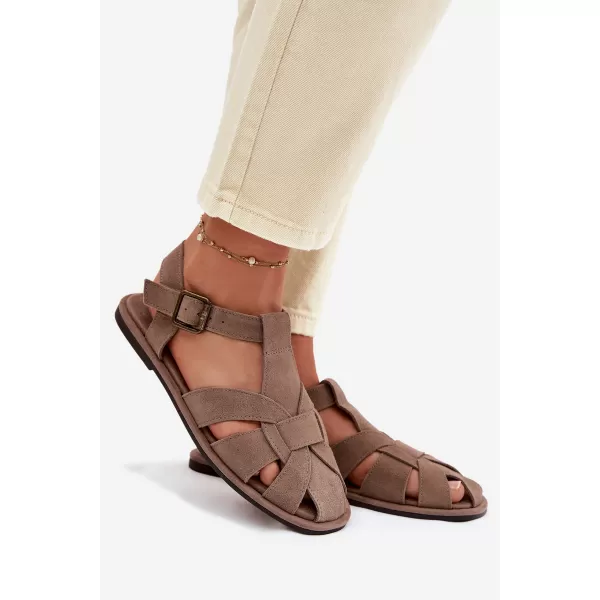  Dámské sandály BIG STAR SHOES TT274250 BEIGE 