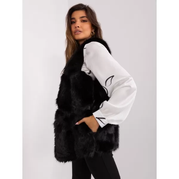  Dámská vesta WOOL FASHION ITALIA AT-KZ-2375.00P NOIRE 