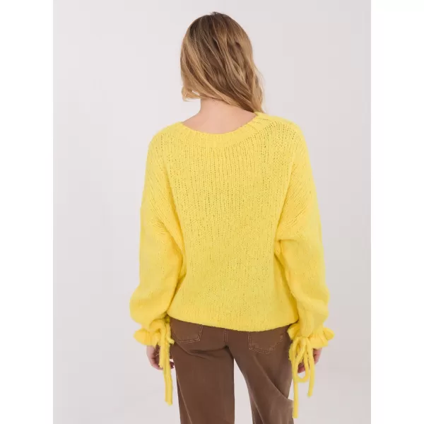  Dámský svetr ITALY MODA MI-SW-1512.28 YELLOW 