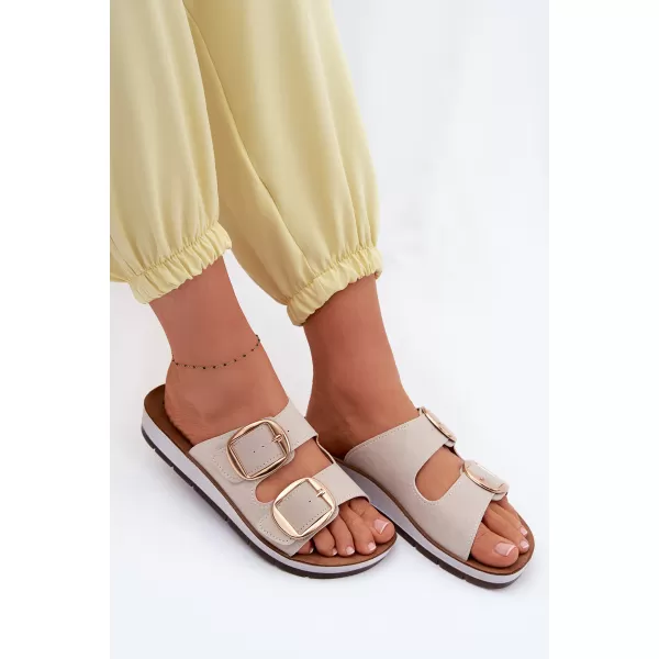  Dámské pantofle INBLU CP000061 BEIGE 
