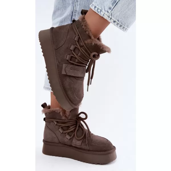  Dámské boty BIG STAR SHOES UU274315 BROWN/BEIGE SHADOWS 