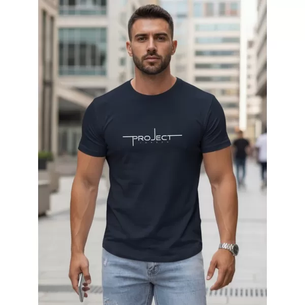  Pánské triko DSTREET TMAVĚ MODRÁ 
