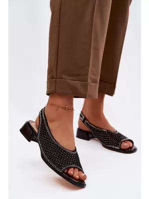 Dámské sandály D&A CR61-3131 BLACK