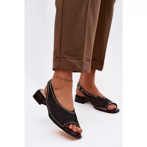  Dámské sandály D&A CR61-3131 BLACK 