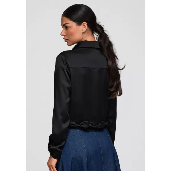  Dámská košile OMBRE OW-SH-E0059 BLACK 