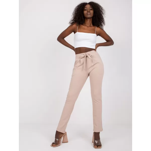  Dámské tepláky RUE PARIS RV-DR-7459.01X BEIGE 