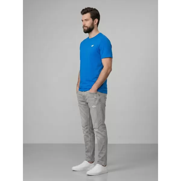  Pánské triko 4F 4FWMM00TTSHM3341 BLUE 