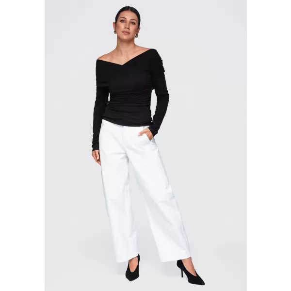  Dámská halenka OMBRE OW-TS-E0088 BLACK 
