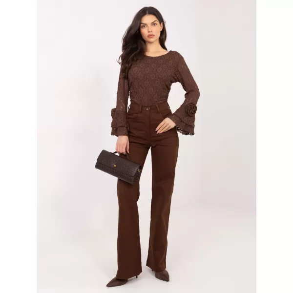  Dámské kalhoty LAKERTA LK-SP-510106.14P BROWN 