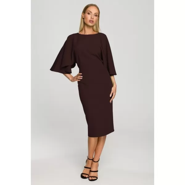  Dámské šaty MOE M700 BROWN 