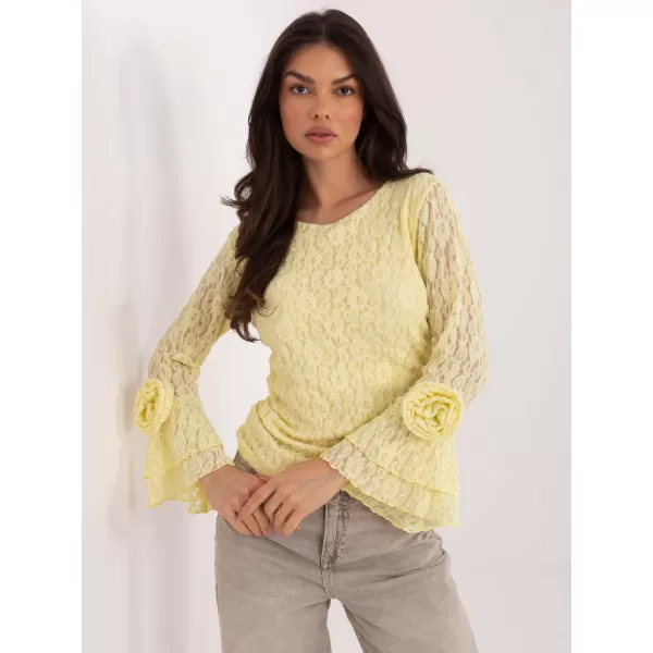  Dámská halenka ITALY MODA IT-BZ-22122.85 BRIGHT YELLOW 