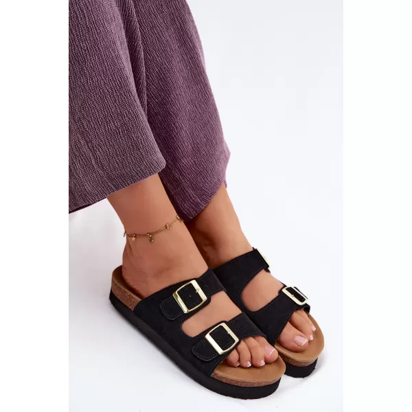  Dámské pantofle VINCEZA 102657 BLACK 