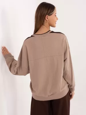 Dámská mikina RELEVANCE RV-BL-A940.60 DARK BEIGE