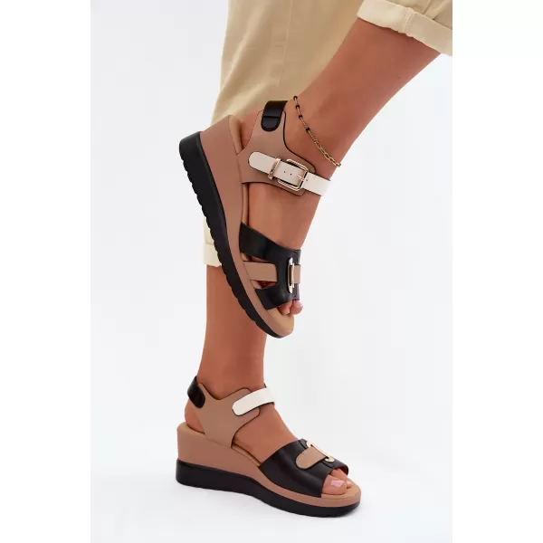  Dámské sandály ARTIKER 58C0316 BLACK/BEIGE 