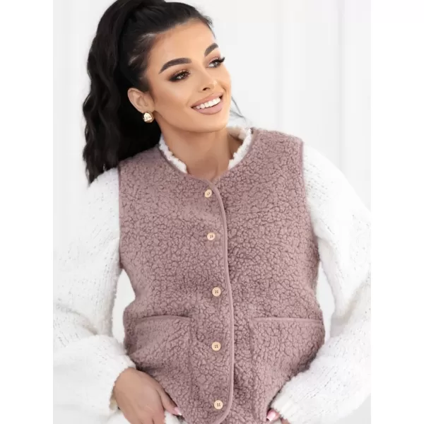  Dámská vesta FACTORY PRICE CS-KZ-1404.99P DARK BEIGE 