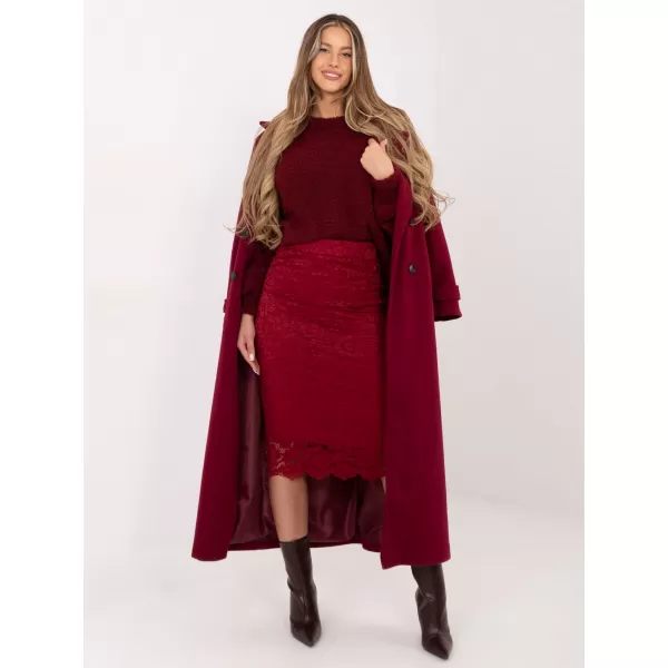  Dámská sukně ITALY MODA IT-SD-21852.15 BURGUNDY 