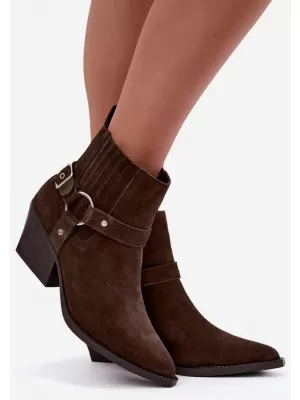 Dámské kotníkové boty BOTO NC1360K BROWN