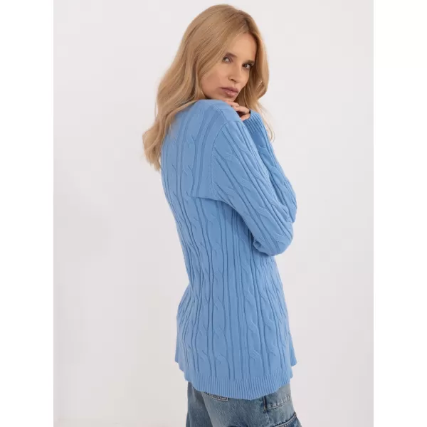  Dámský svetr WOOL FASHION ITALIA AT-SW-2343.88 BLUE 