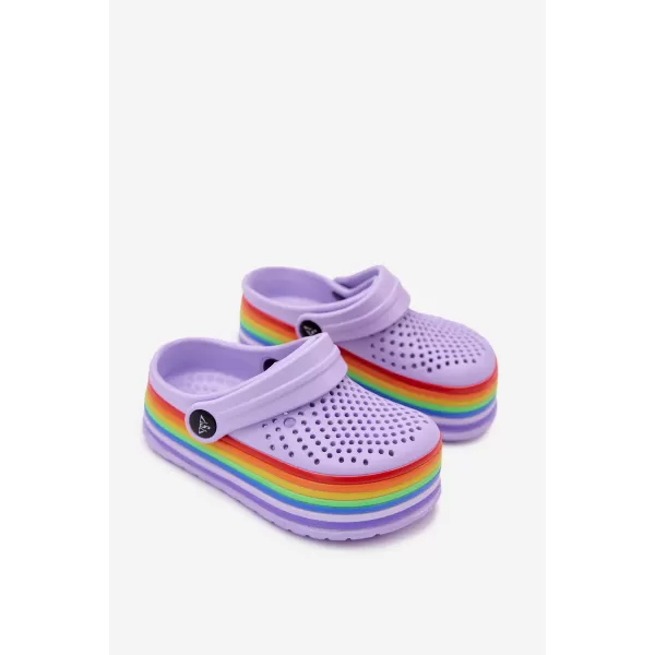  Dětské pantofle BOTO D2016/D2015 PURPLE 