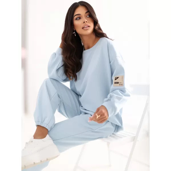  Dámský komplet RUE PARIS RV-KMPL-A1279.82 LIGHT BLUE 
