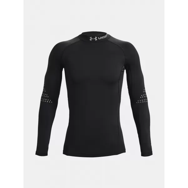  Pánské termo triko UNDER ARMOUR UA CG ARMOUR NOVELTY MOCK 1373828-001 ČERNÁ 