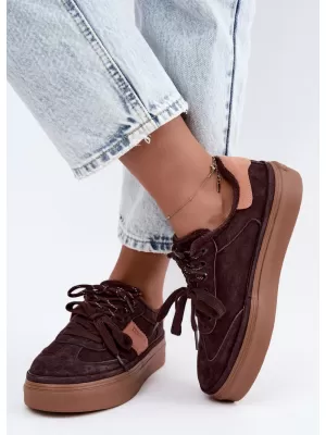 Dámské tenisky BIG STAR SHOES UU274770 BROWN/BEIGE SHADOWS