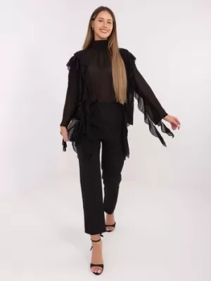 Dámská halenka FACTORY PRICE PM-BZ-J1005.25 NOIRE