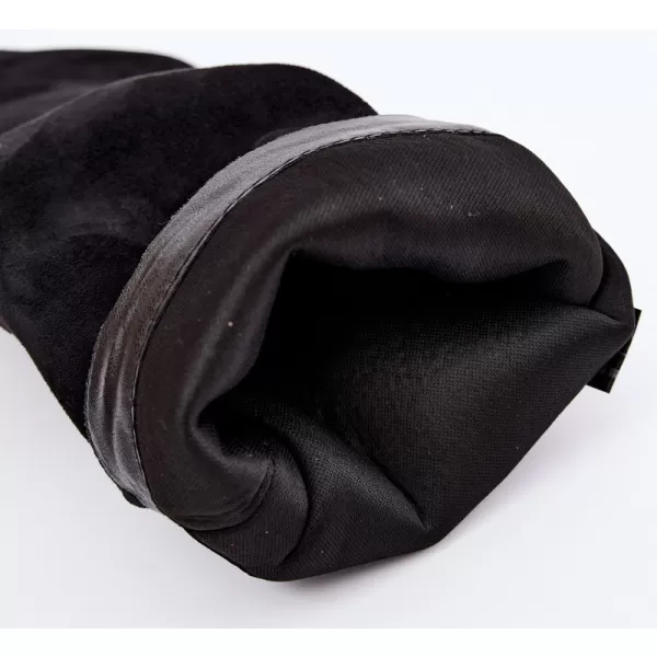  Dámské kozačky BOTO 2912A-1 BLACK SUEDE 