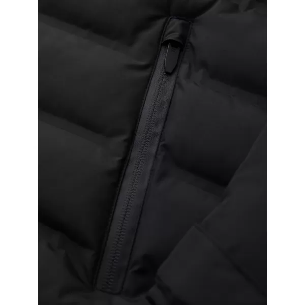  Pánská zimní prošívaná bunda OMBRE OM-JAHP-0305 BLACK 