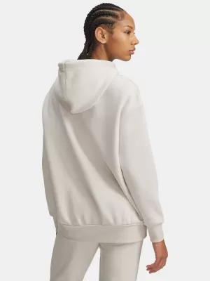 Dámská mikina UNDER ARMOUR ICON FLEECE OS HOODIE 1379495-111 BÍLÁ